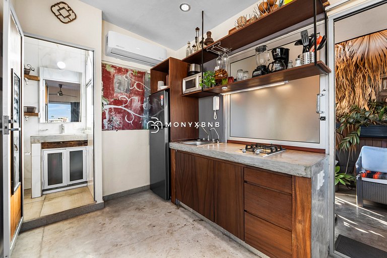 Increíble estudio en la Zona Romántica