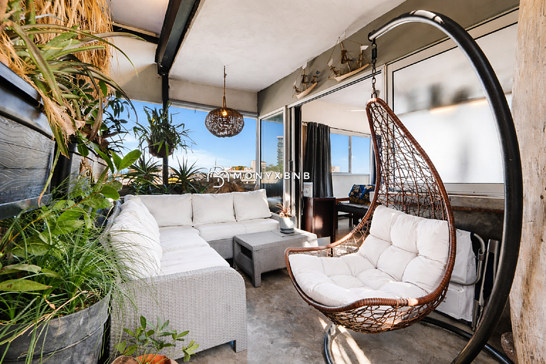 Increíble estudio en la Zona Romántica