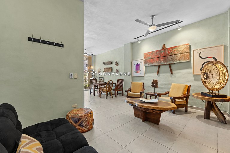 Departamento 1 cuarto, 1.5 baños Zona Romántica