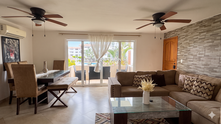 Moderno departamento, terraza Marina by Monyxbnb