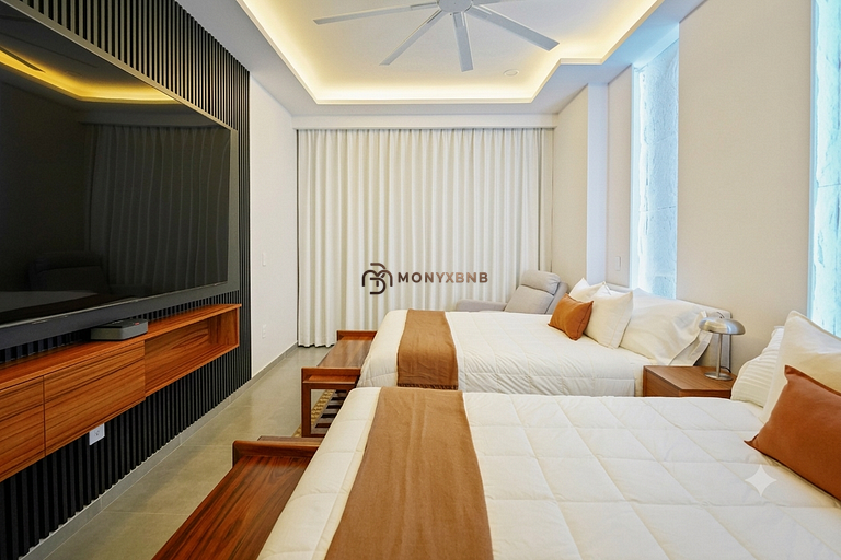 Bahiban SkyHome 3BR 3Bath, Jacuzzi & Oceanview
