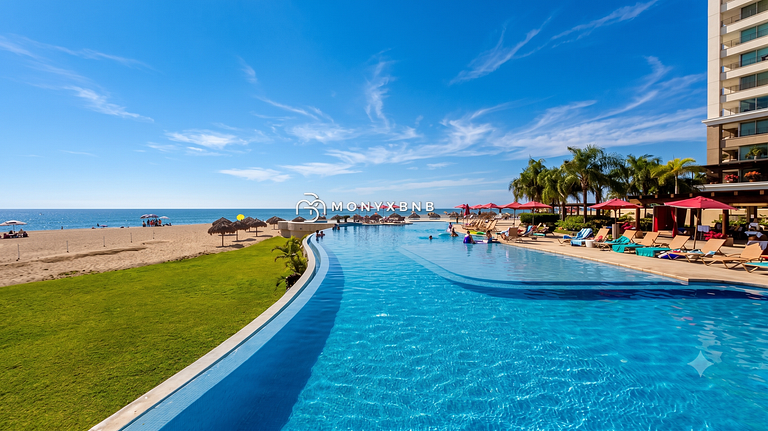 Apartamento a pie de playa de 2 dormitorios en planta alta c