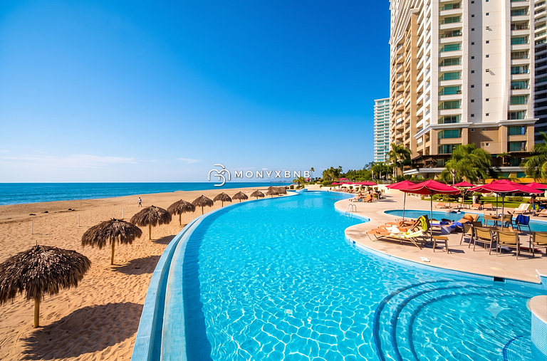 Apartamento a pie de playa de 2 dormitorios en planta alta c