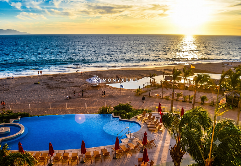 Grand Venetian apartamento a pie de playa de 1 cuarto con vi