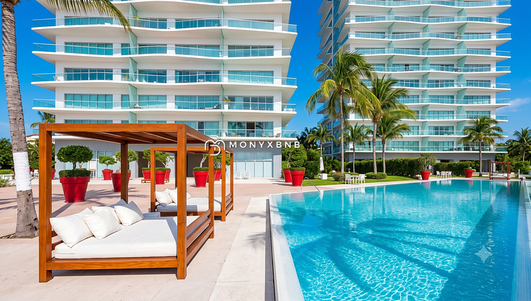Icon Vallarta a pie de playa: 1 cuarto, piscina y club de pl