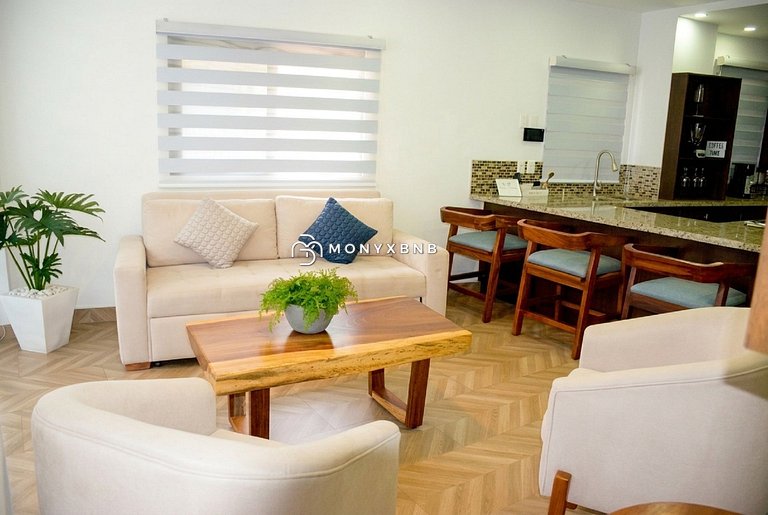 Allende Heights:Oasis de 1 Habitación, Alberca Rooftop